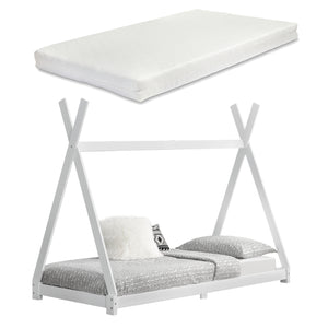 Lit enfant Höri 90x200 cm avec matelas en mousse froide, différentes couleurs en.casa