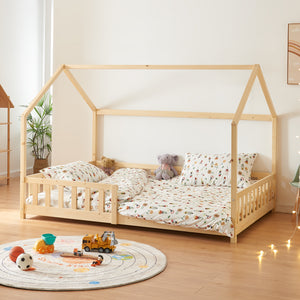 Lit cabane Hesel bois de pin [en.casa]