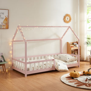 Lit cabane Hesel bois de pin [en.casa]