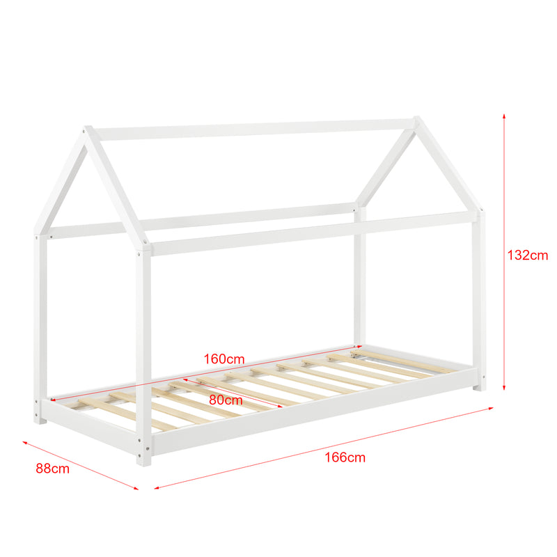 Croquis coté Lit Enfant Design Maison Netstal Pin [en.casa]