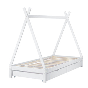 Lit enfant Maine 90x200 cm avec tiroirs [en.casa]