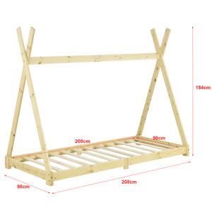 Lit enfant Höri 90x200 cm Tipi différentes couleurs en.casa