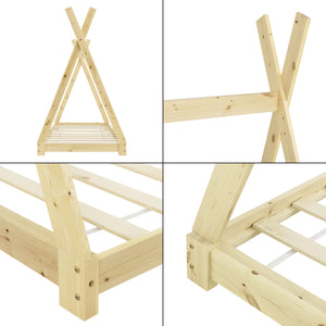 Lit enfant Höri 90x200 cm Tipi différentes couleurs en.casa