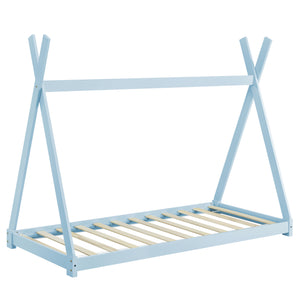 Lit enfant Onejda avec matelas en mousse froide 90x200 cm en différentes couleurs [en.casa]