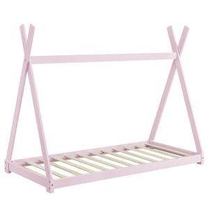 Lit enfant Onejda avec matelas en mousse froide 90x200 cm en différentes couleurs [en.casa]