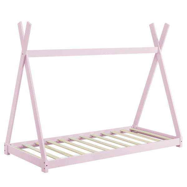 Lit enfant Onejda avec matelas en mousse froide 90x200 cm en différentes couleurs [en.casa]