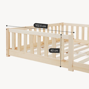 Lit au sol Tanna [en.casa]