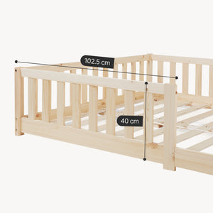 Lit montessori Tanna avec matelas [en.casa] 