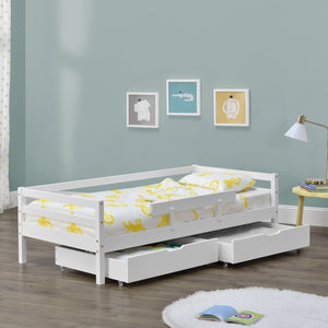 Lit d'enfant Design avec 2 Tiroirs Reykholt [en.casa]