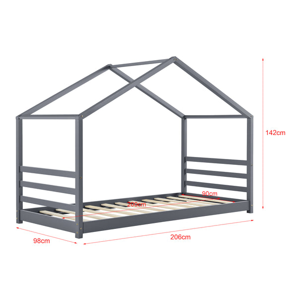 Lit D'enfant Design Maison Vardø Pin 90 X 200 Cm [en.casa]