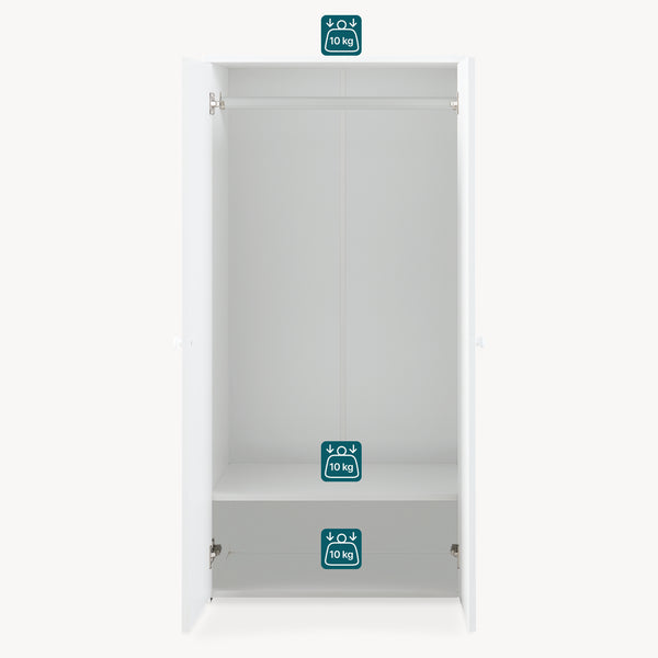 Armoire enfant Beldinupp 123 x 60 x 40 cm [en.casa]