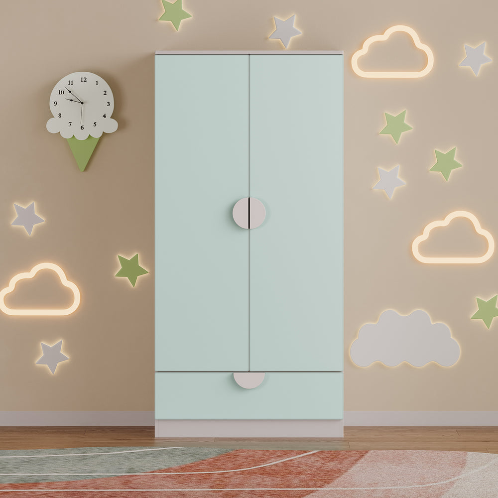 Armoire à vêtements pour enfants Sandnes avec tiroir [en.casa]
