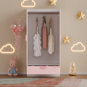 Armoire pour enfants Sandnes 123 x 60 x 40 cm [en.casa] 