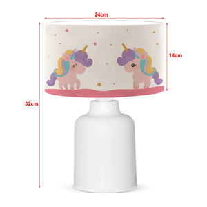 Lampe de bureau Macclesfield pour enfant 32 cm blanc [lux.pro]