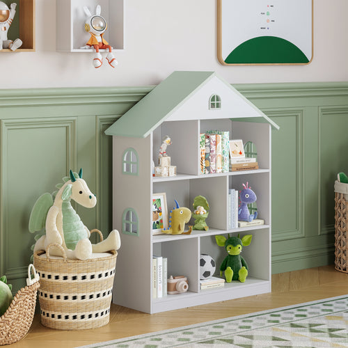 Bibliothèque pour enfants Vipsali 107 x 83 x 30 cm [en.casa]
