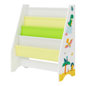 Bibliothèque Fisterra pour enfant avec 4 compartiments ouverts [en.casa]