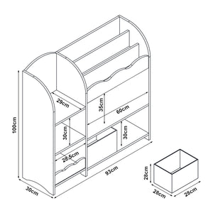 Étagère pour enfants Lysekil [en.casa]