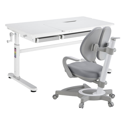 Bureau pour enfants Sauda avec chaise enfant [en.casa]