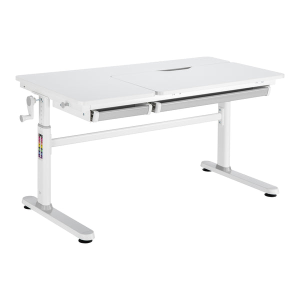 Bureau à hauteur réglable pour enfant Sauda 120 x 60 cm [en.casa]