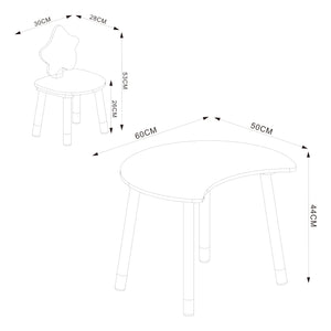 Bureau pour enfant avec chaise Lallega [en.casa]