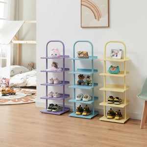 Étagère à chaussures pour enfants Poytya acier [en.casa] 