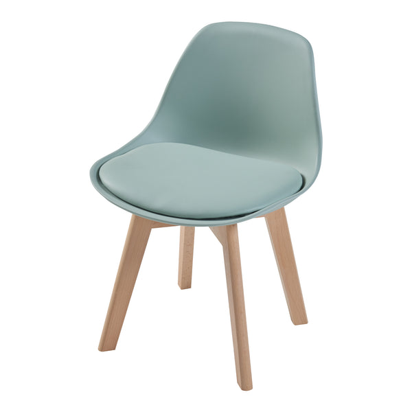 Chaise pour chambre d'enfant Elvdal lot de 2 rembourrées [en.casa]