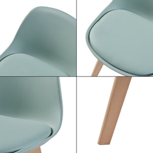 Chaise pour chambre d'enfant Elvdal lot de 2 rembourrées [en.casa]