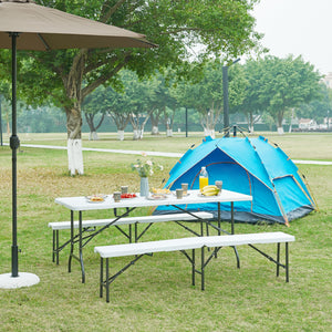 Table pliante Ljusnarsberg en plastique [en.casa]