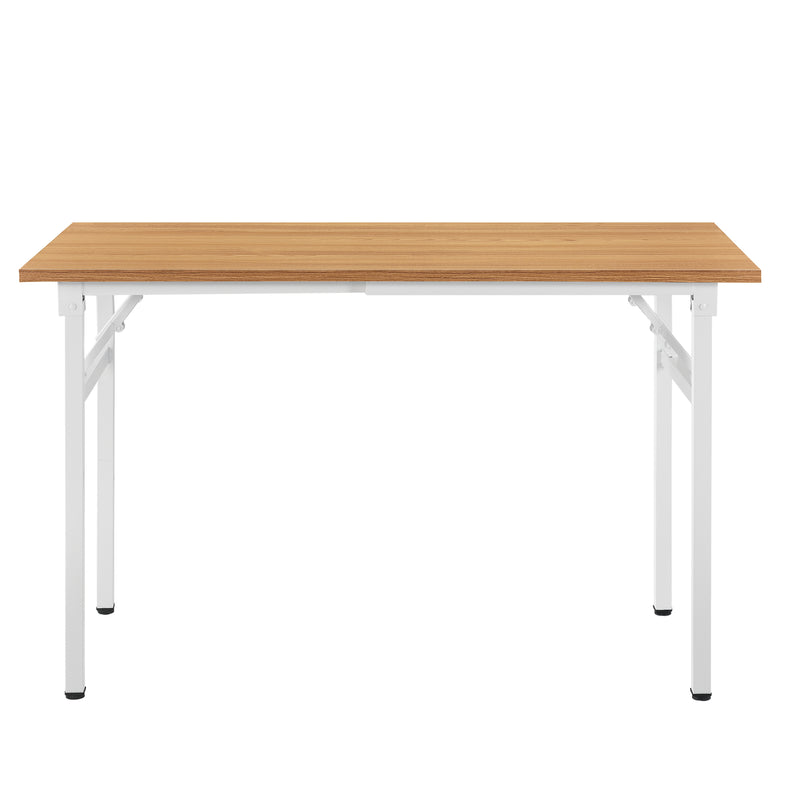 Croquis coté Table Pliante de Salle à Manger 120 x 60 cm à Hauteur Réglable pour 4 Personnes [neu.haus] 