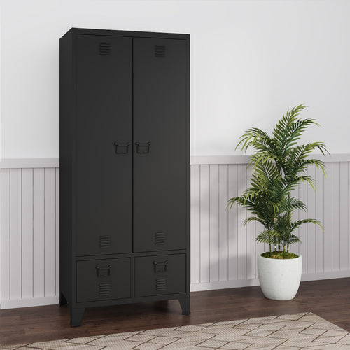 Armoire Hankasalmi 180x90x40 cm en différentes couleurs [en.casa] - premiumXL