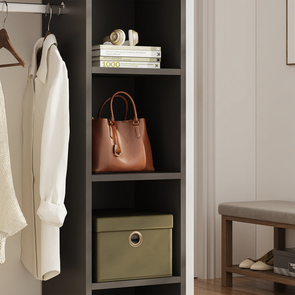 Armoire Nesbyen 126 x 90 x 30 cm [en.casa]