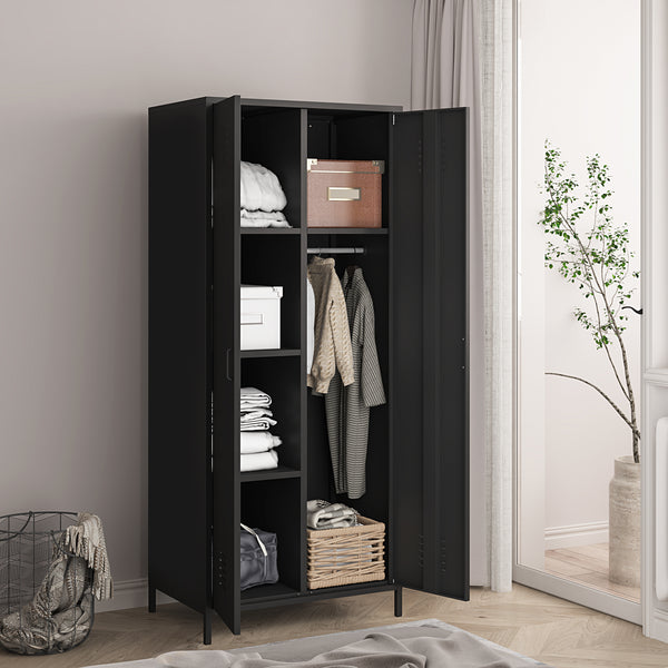 Armoire métallique Seinäjoki acier [en.casa]