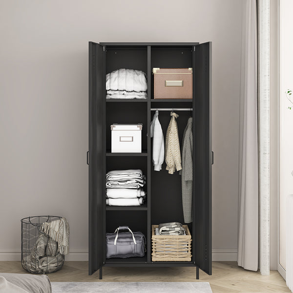 Armoire métallique Seinäjoki acier [en.casa]