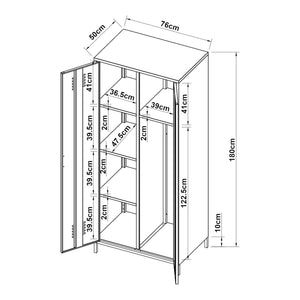 Armoire métallique Seinäjoki acier [en.casa]