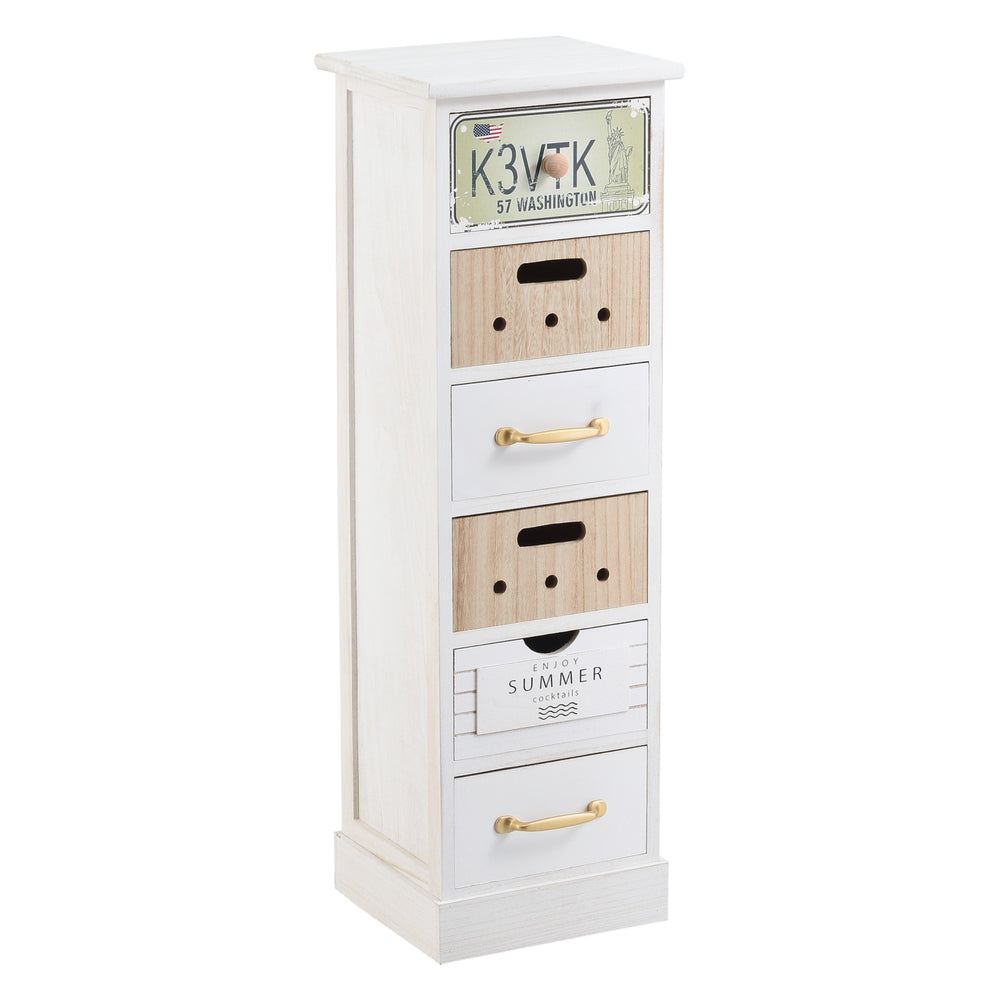 Commode Salo avec 6 tiroirs 91x29x27cm en différentes couleurs [en.casa] - premiumXL