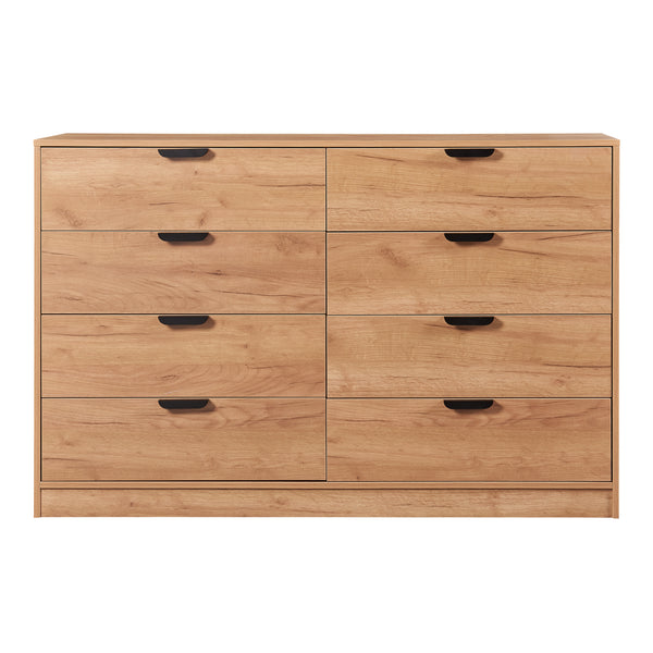 Commode Varkaus MDF effet chêne [en.casa]