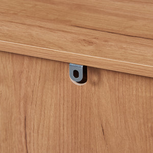 Commode Varkaus MDF effet chêne [en.casa]