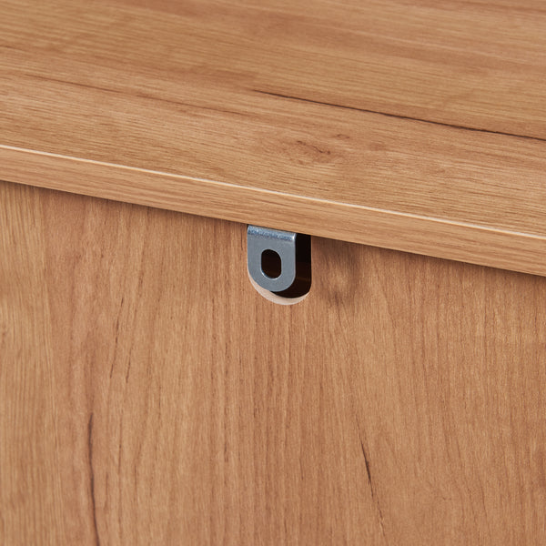 Commode Varkaus MDF effet chêne [en.casa]