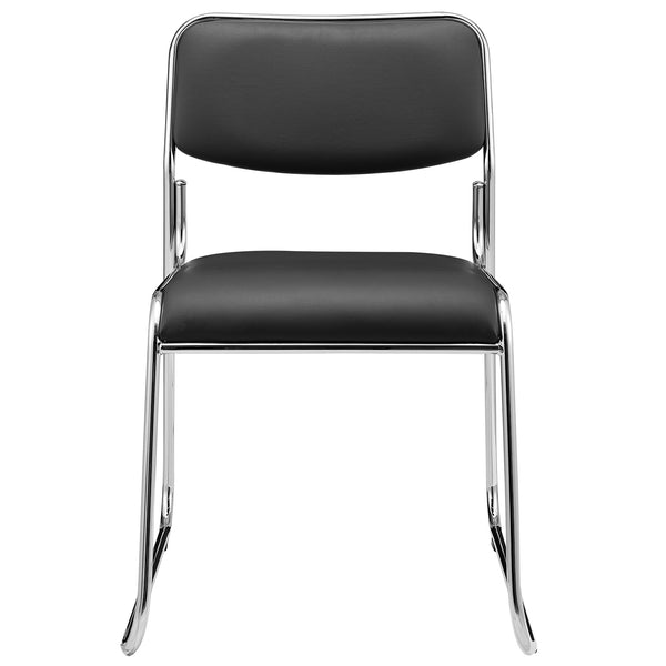 Chaise de conférence lot de 4 avec revêtement en similicuir en différentes couleurs [pro.tec]