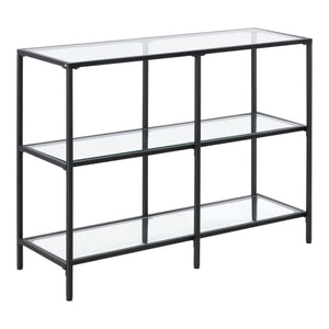 Console Perstorp 100x30x73cm Noir en.casa