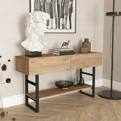 Console Lappeenranta 139x43x76cm en différentes couleurs [en.casa] - premiumXL