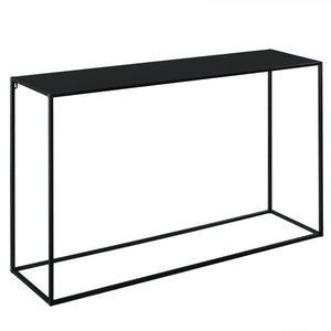 Table Console en Métal Plusieurs tailles Noir Mat [en.casa]
