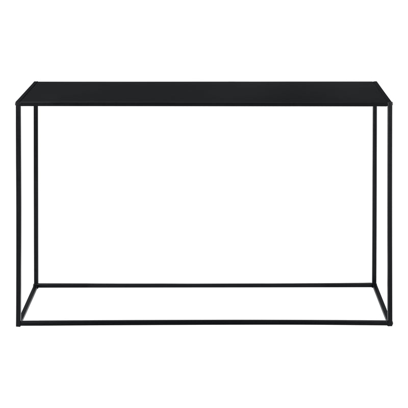 Croquis coté Table Console en Métal Plusieurs tailles Noir Mat [en.casa]