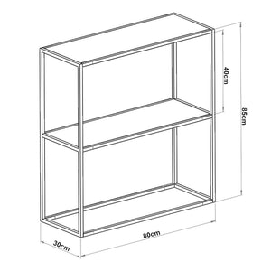 Table console Konnevesi 85 x 80 x 30 cm [en.casa]