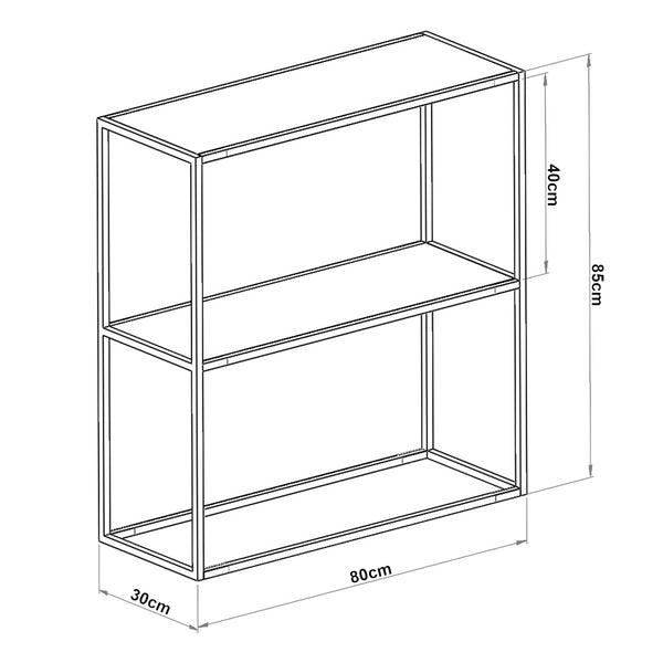 Table console Konnevesi 85 x 80 x 30 cm [en.casa]