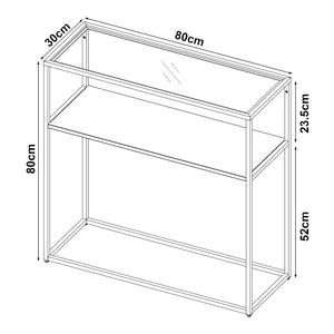 Table console Kuhmo 80 x 80 x 30 cm [en.casa]