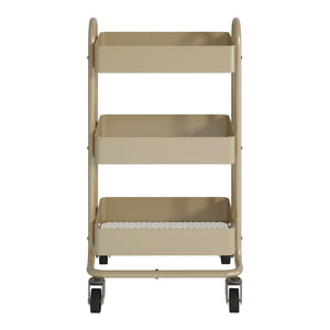 Chariot de cuisine Pyhäntä en acier [en.casa]