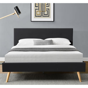 Lit rembourré Funchal avec matelas en différentes tailles et couleurs Corium