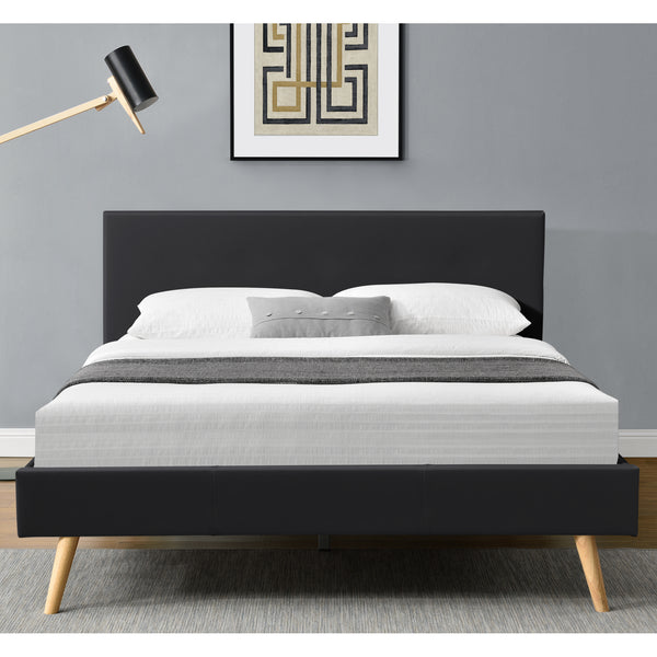 Lit rembourré Funchal avec matelas en différentes tailles et couleurs Corium