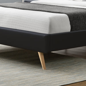 Lit rembourré Funchal avec matelas en différentes tailles et couleurs Corium